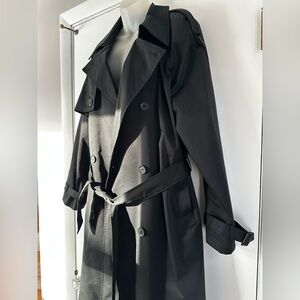 Classic Black Trench Coat